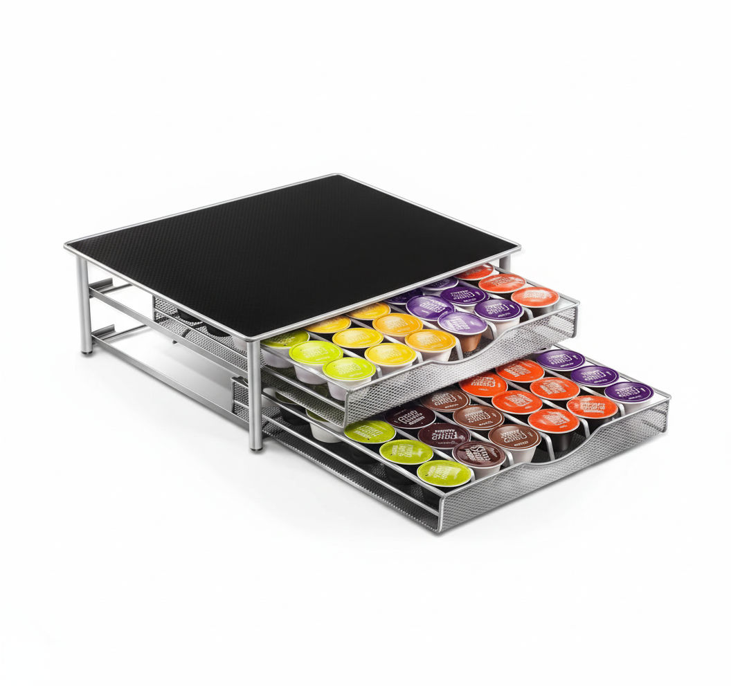 CARLA HOME K-Cup Coffee Pod Drawer for 72 Coffee Pods Storage for Home Kitchen Counter Organizer - Image 8