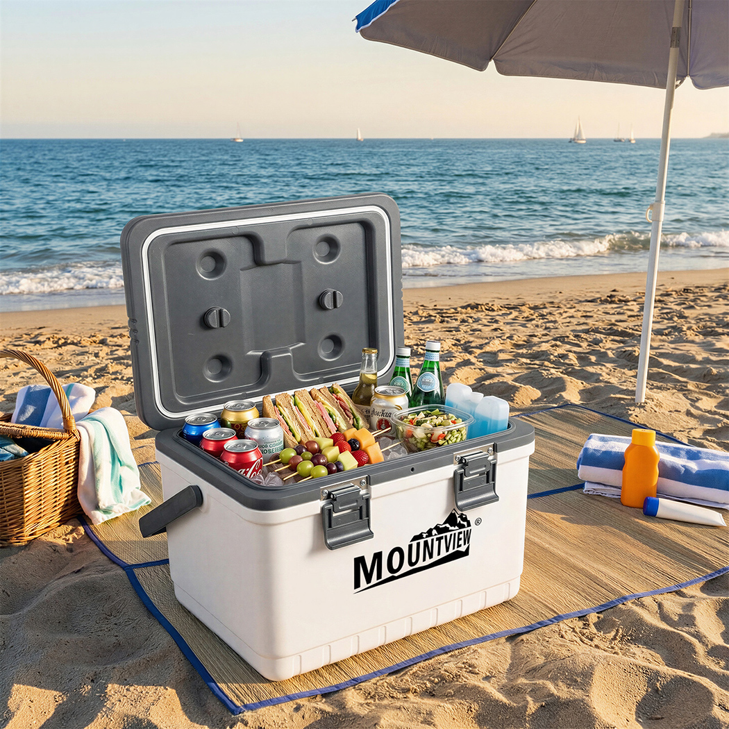 Mountview 22L Cool Box Portable Waterproof Outdoor Camping Hiking Food Storage - Image 8