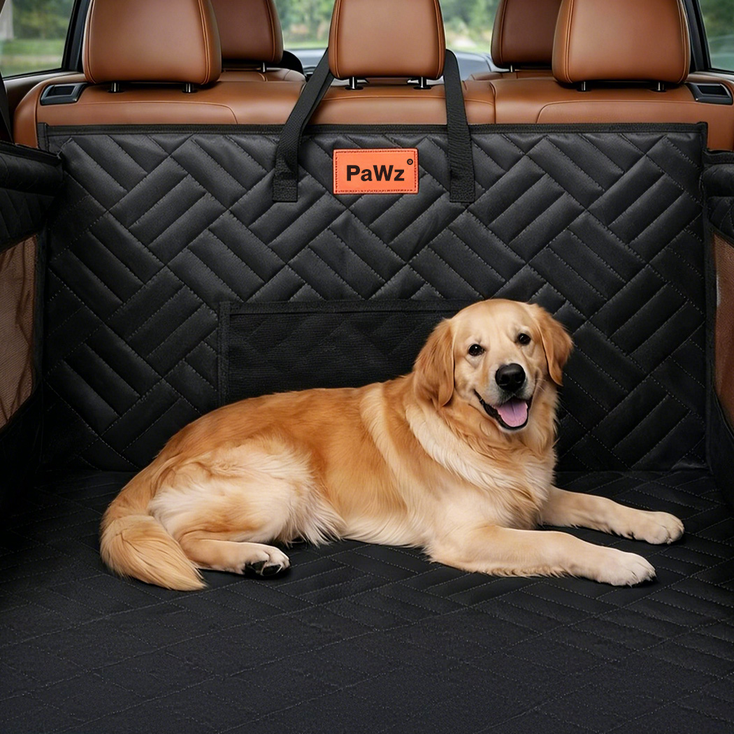 Pawz Dog Car Seat Bed Rear Safety Protector Pet Hammock Non Slip Waterproof - Image 7