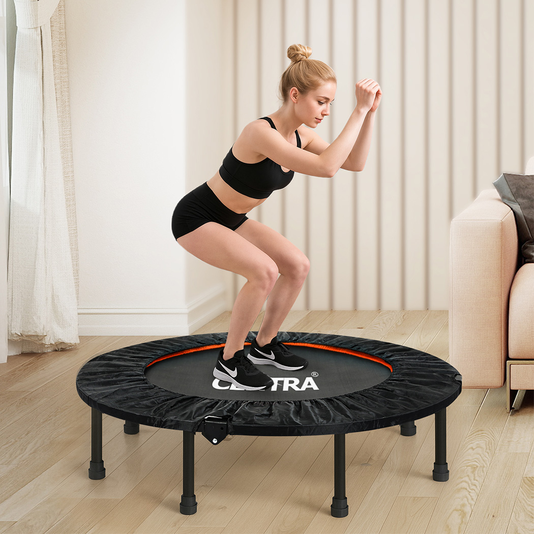 Centra 48 Inch Mini Trampoline Round Exercise Rebounder - Image 7
