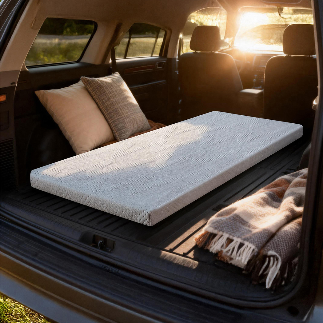 Dreamz Gel Memory Foam Mattress Topper Camping Bed Car Mattress Roll Floor Mat - Image 7