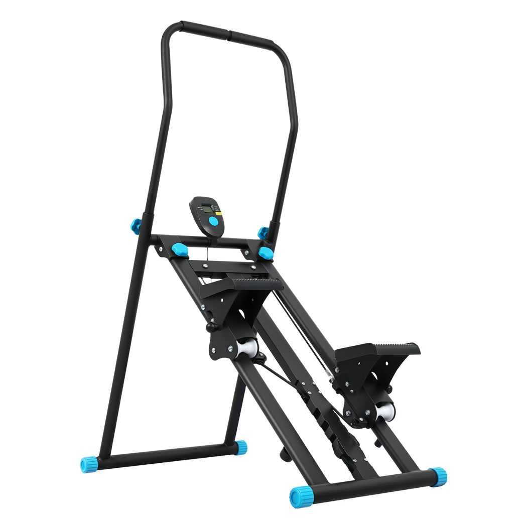 Centra Folding Stepper Machine Adjustable Height Home Gym Workout Full Body
