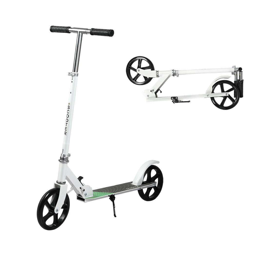 MONVELO Folding Scooter Dual Large Wheels White