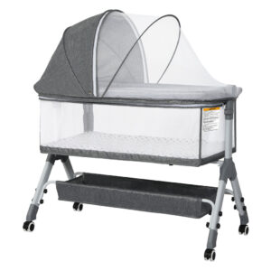 Bopeep Baby Cot Bed Crib Newborn Co-Sleeper Bassinet Safety Adjustable Bedside