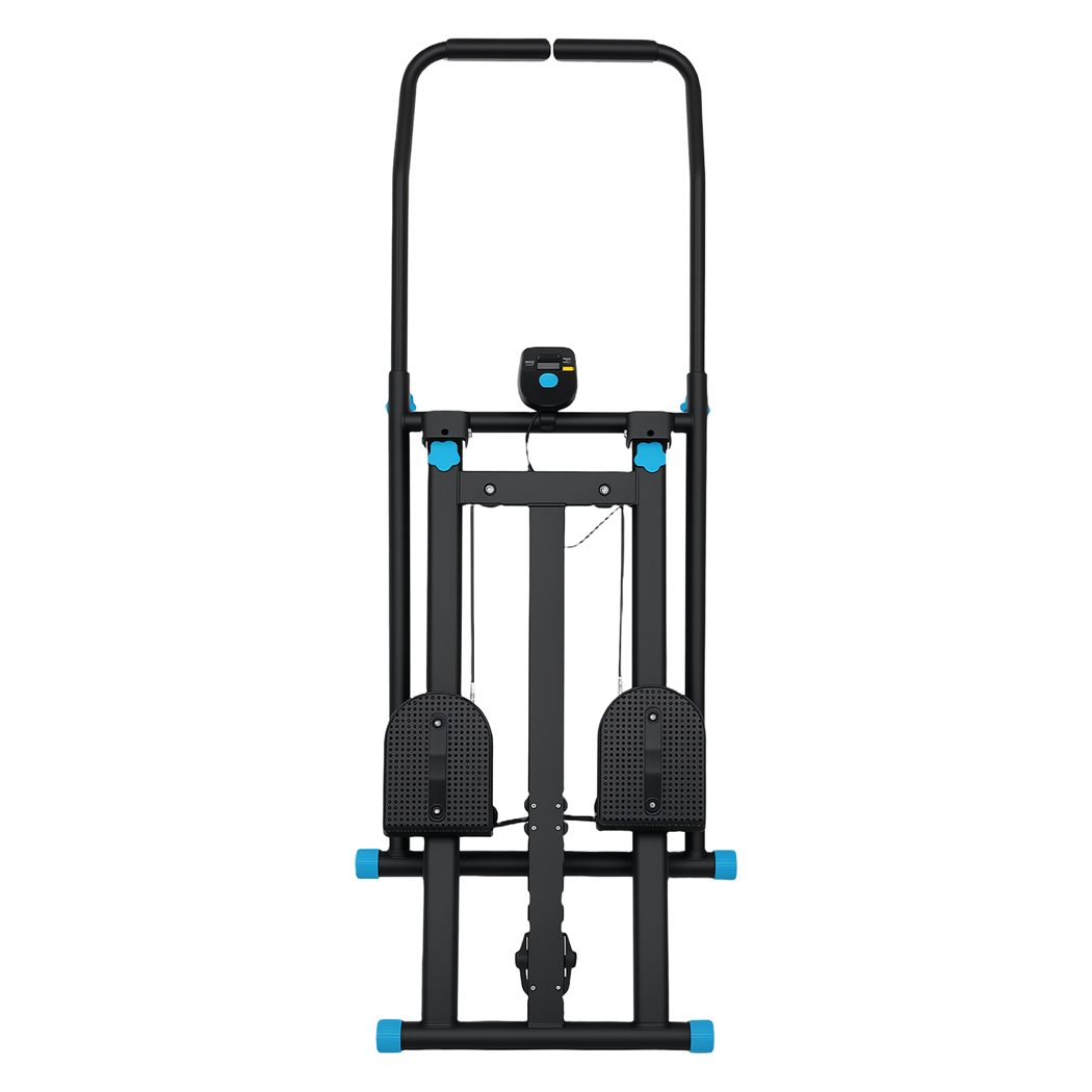Centra Folding Stepper Machine Adjustable Height Home Gym Workout Full Body - Image 2