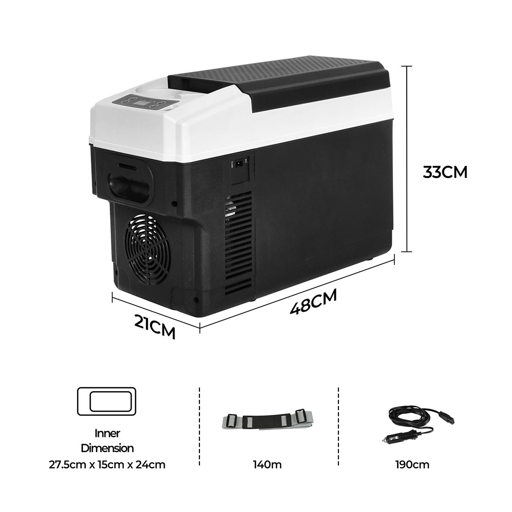 Spector Portable Car Fridge 12V Mini Refrigerator Freezer Camping Travel Cooler - Image 3