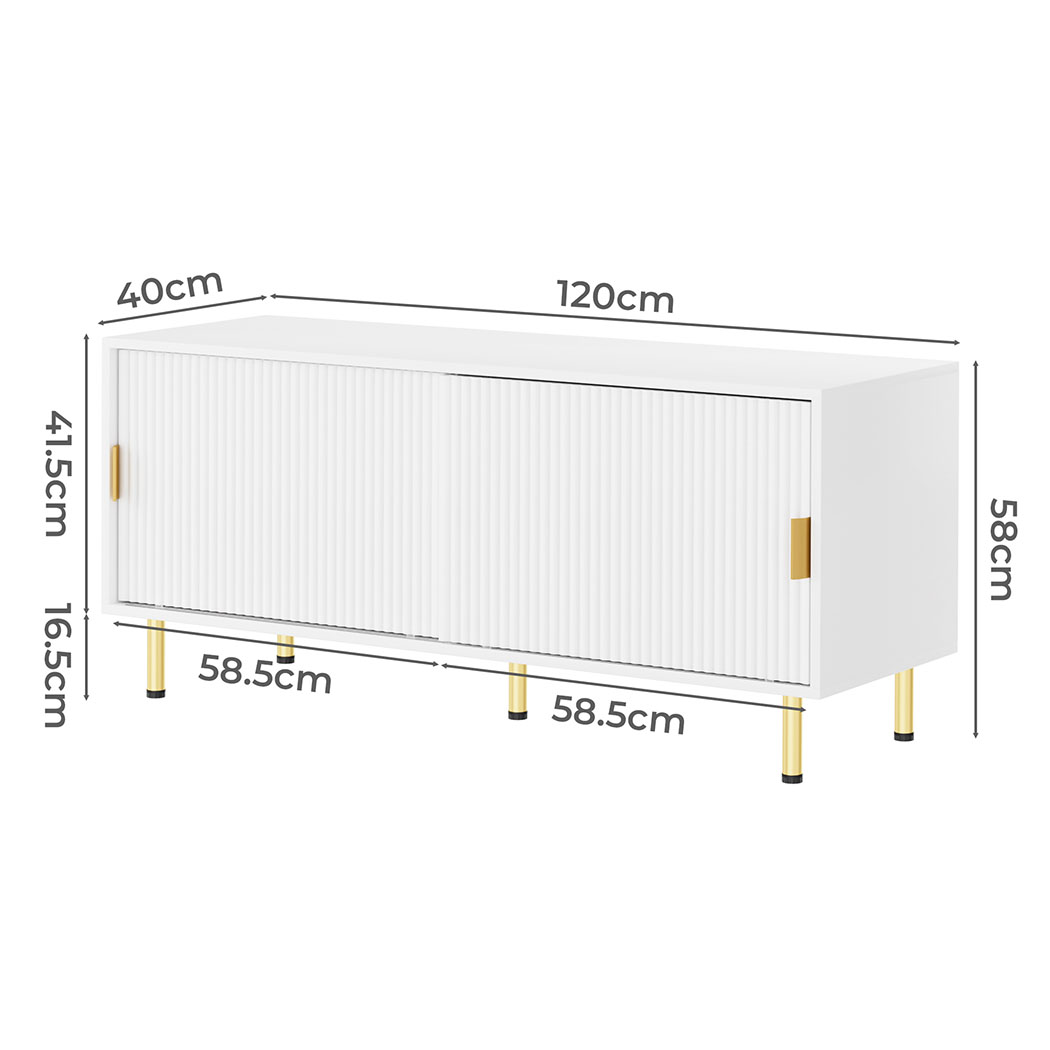 Levede 120cm TV Cabinet Entertainment Unit - Image 3
