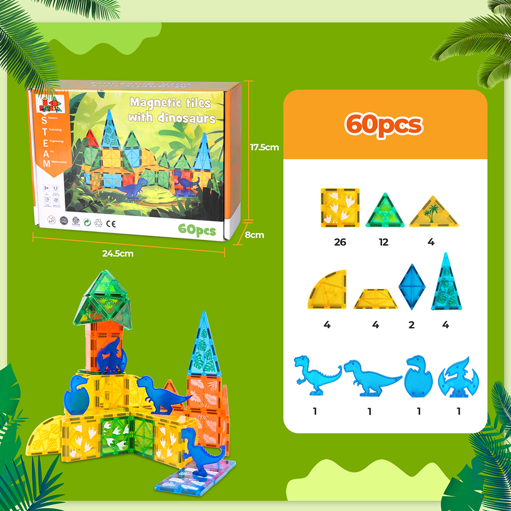Bopeep Kids Magnetic Tiles Blocks - Image 3