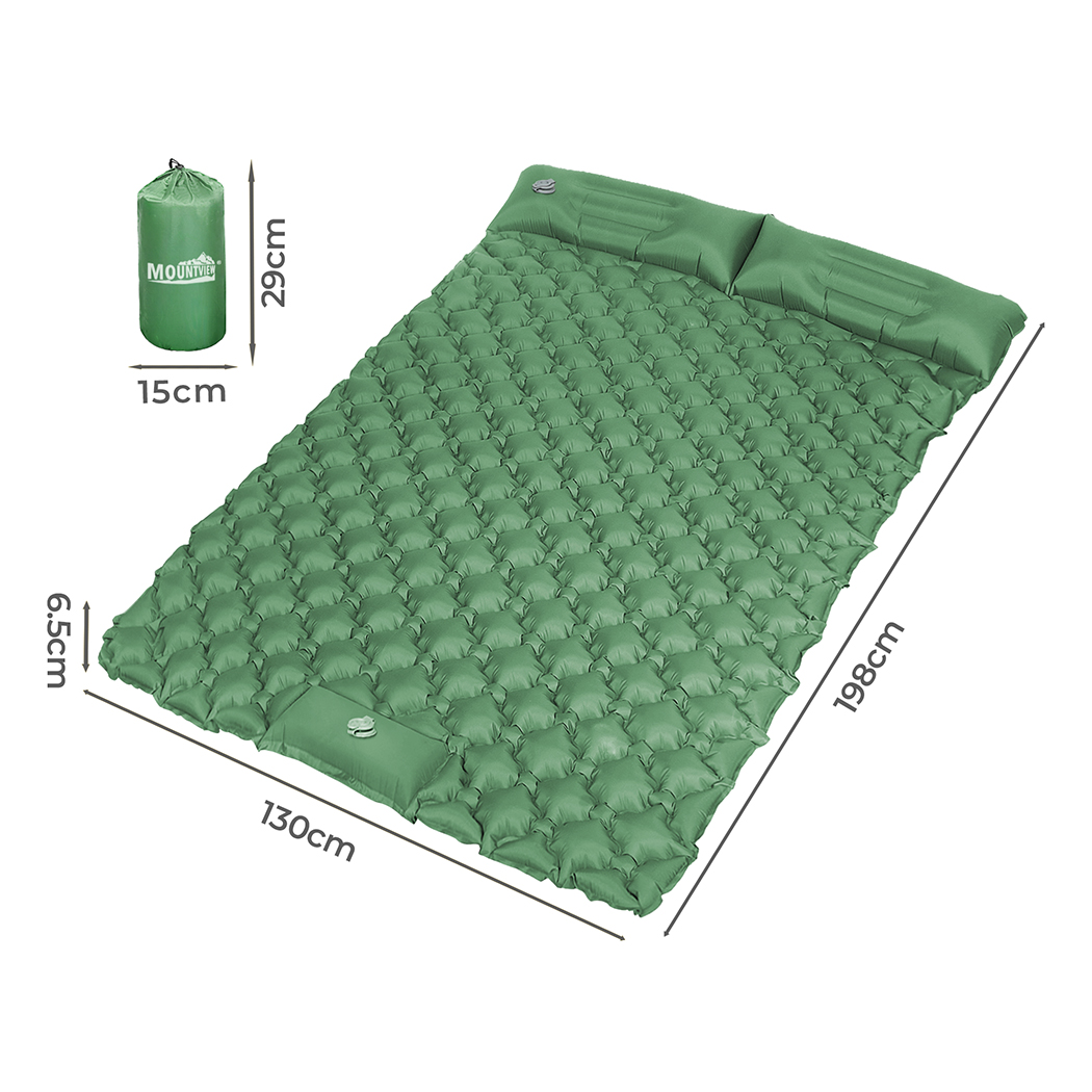 Mountview Sleeping Pad Inflatable Camping Double - Image 3