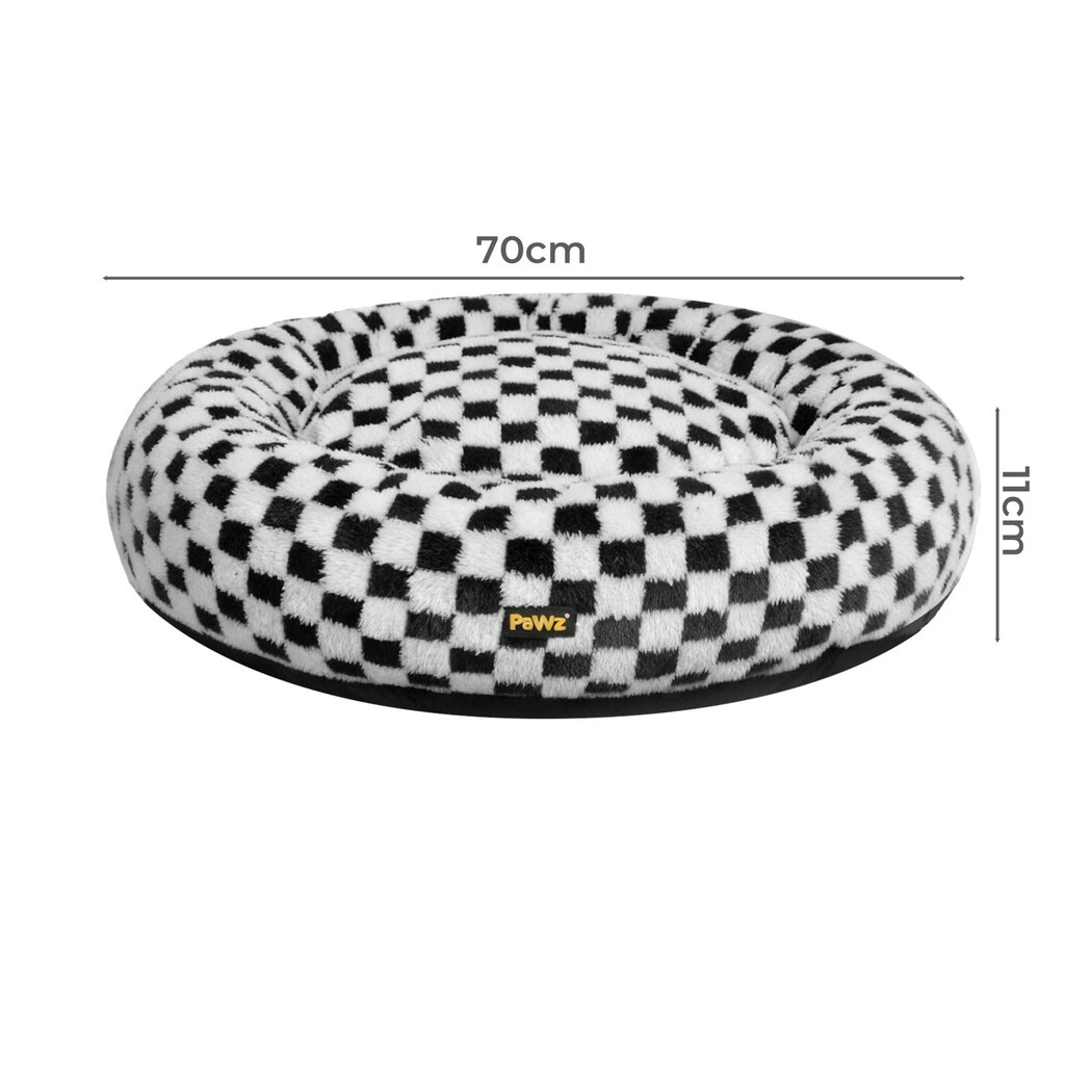 Pawz Circular Plush Dog Cosy Bed Calming Pet Plush Bed - Image 3