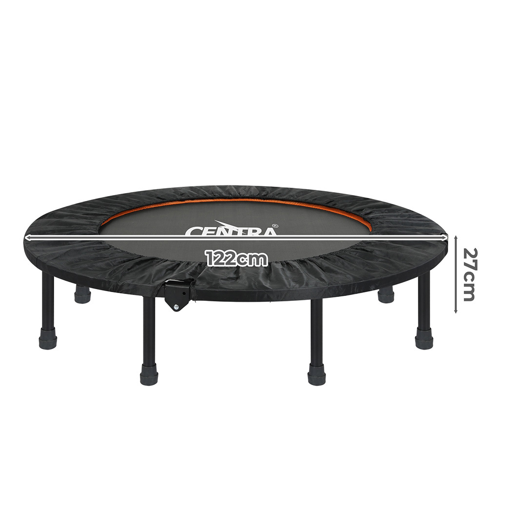 Centra 48 Inch Mini Trampoline Round Exercise Rebounder - Image 3