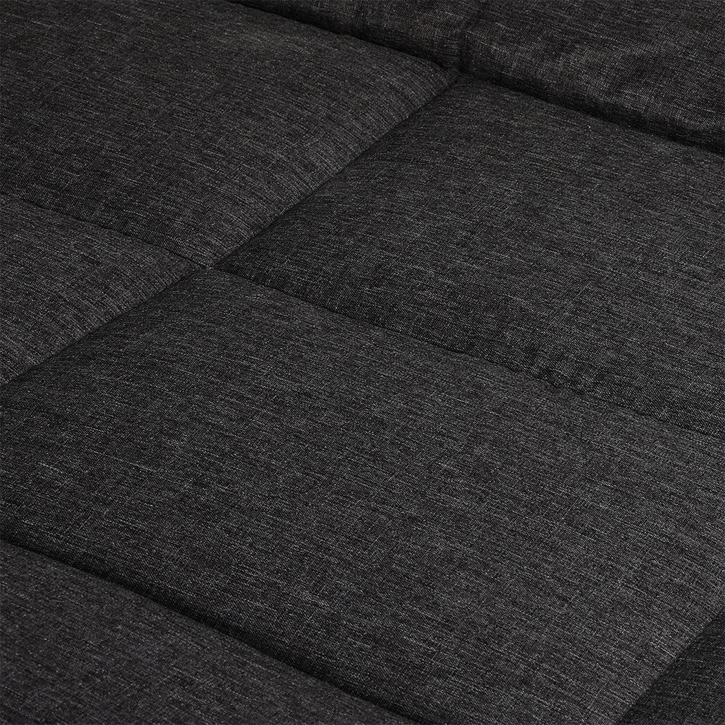Levede Folding Camping Bed Camp Cots Black - Image 4