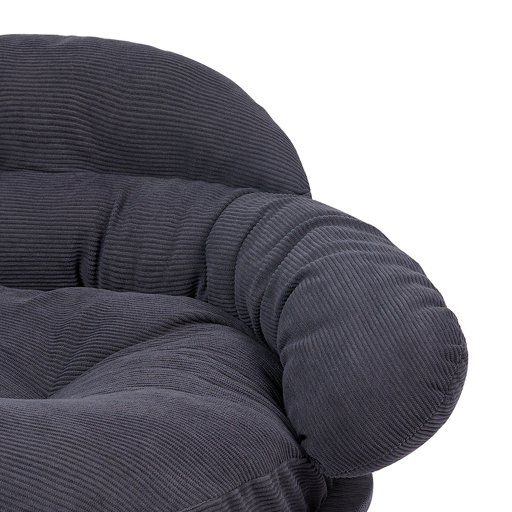 Pawz Elevated Pet Dog Cat Sofa Bed Couch L Size Grey - Image 4