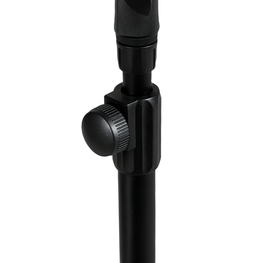 Levede Desktop Microphone Stand Adjustable Pop Filter Shock Mount Base Kit Black - Image 5