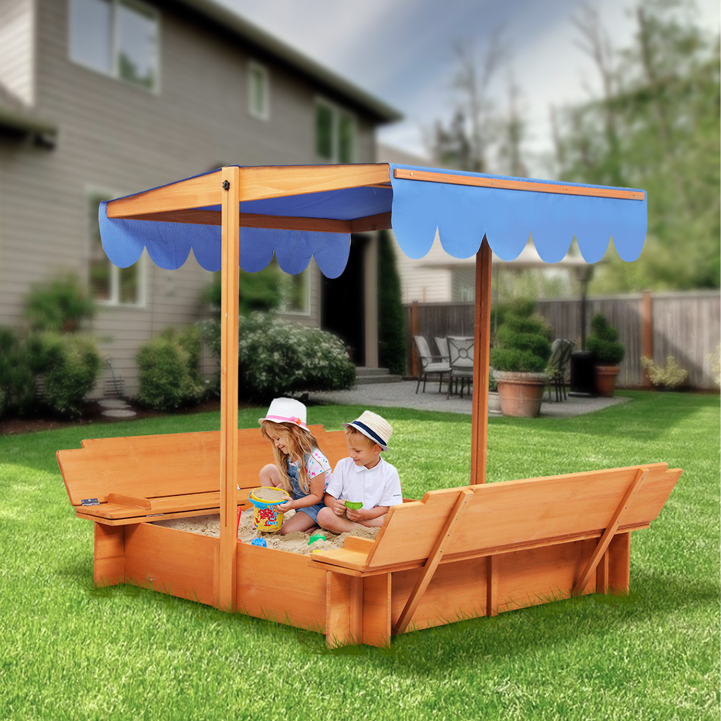 Bopeep Kids Wooden Sandbox - Image 8